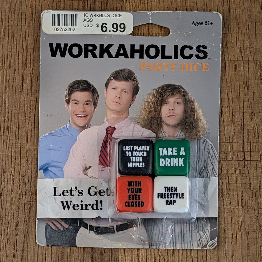Workaholics Party Dice Game Comedy Central ICUP 2015 New NIP Lets Get Weird